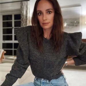 Nation LTD Vicki Bold Shoulder Sweater Size XS